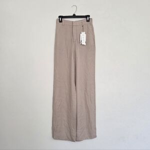 Zara Womens Tan Business Casual Trousers Size Small